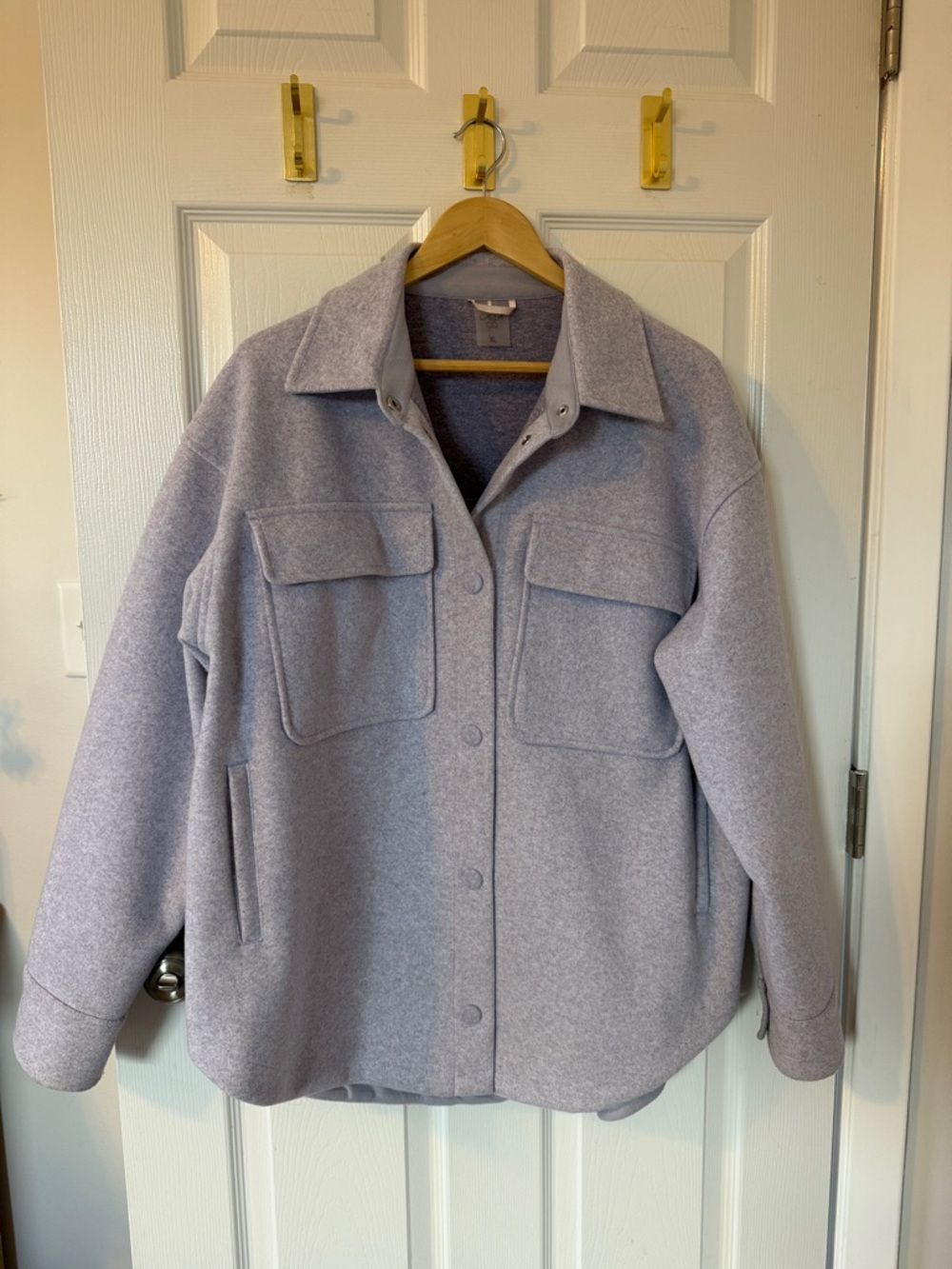 Calia Lavender Utility Shacket